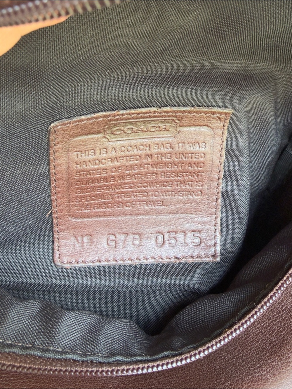 Vintage Coach Canteen Waist
Fanny Pack Brown Leather Bag
#0515 XS/S USA 90's - Picture 9 of 9